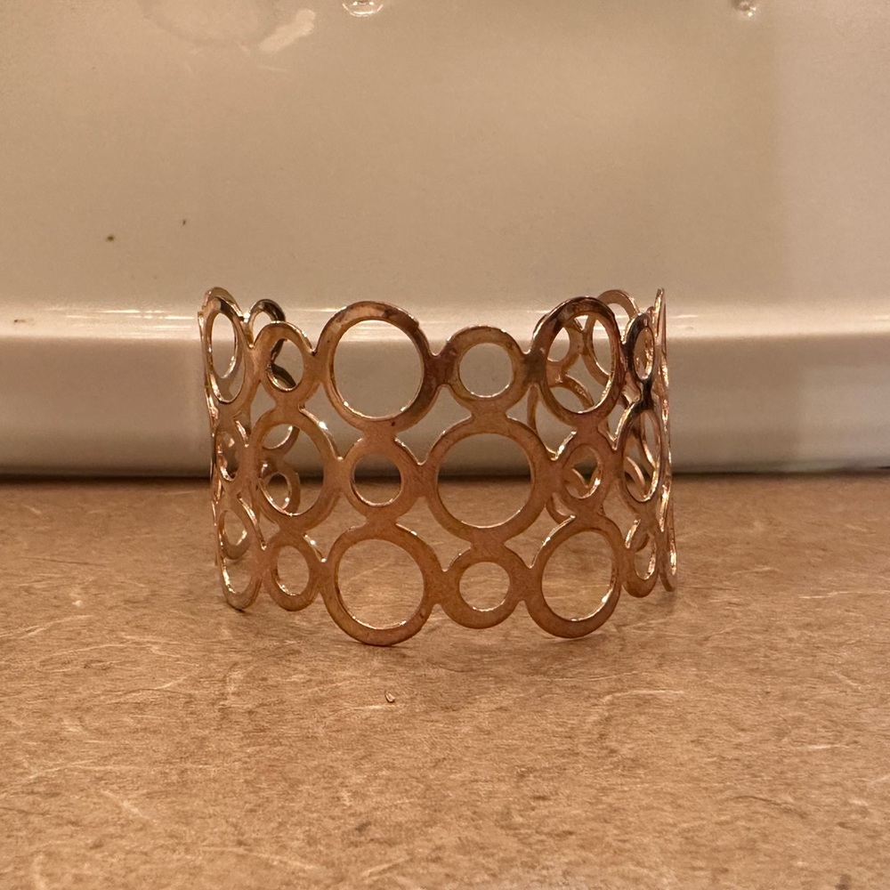 Metal cuff bracelet